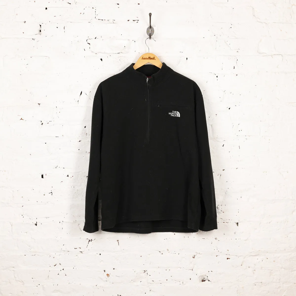 The North Face TKA 200 1/4 Zip Fleece - Black - L