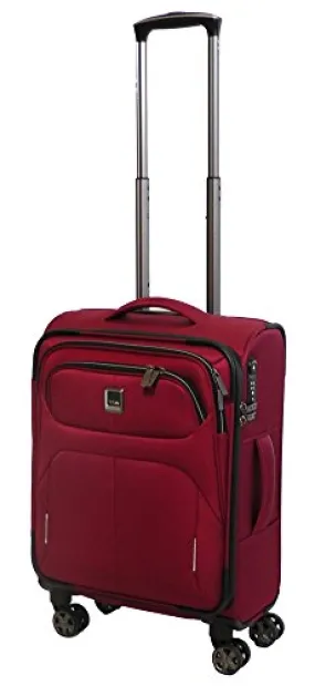 Titan Nonstop International Carryon Lightweight Spinner Suitcase 22 (Red)