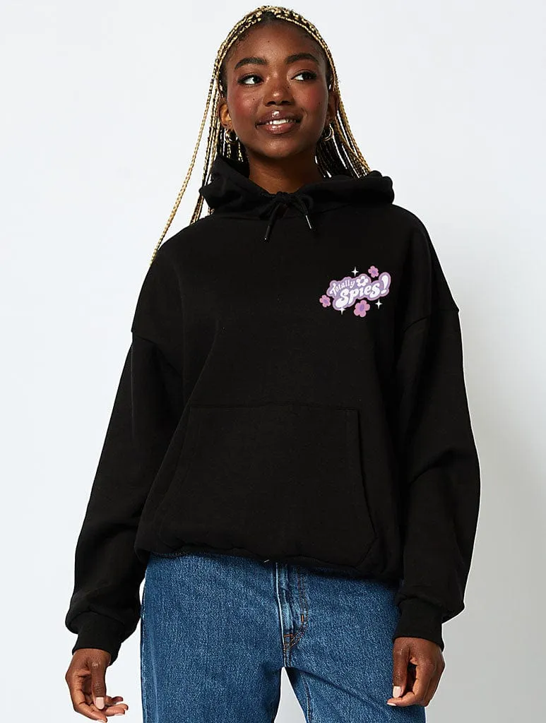 Totally Spies x Skinnydip Hoodie in Black