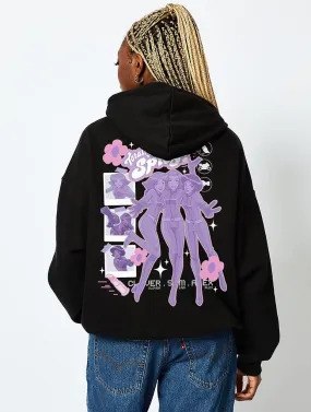 Totally Spies x Skinnydip Hoodie in Black