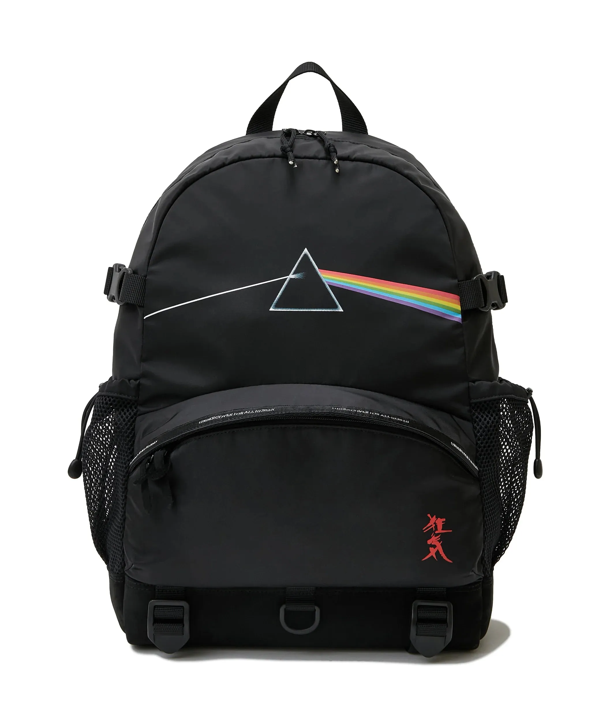 UNDERCOVER  Men's Backpack Pink Floyd The Dark Side Of The Moon Prism Black 