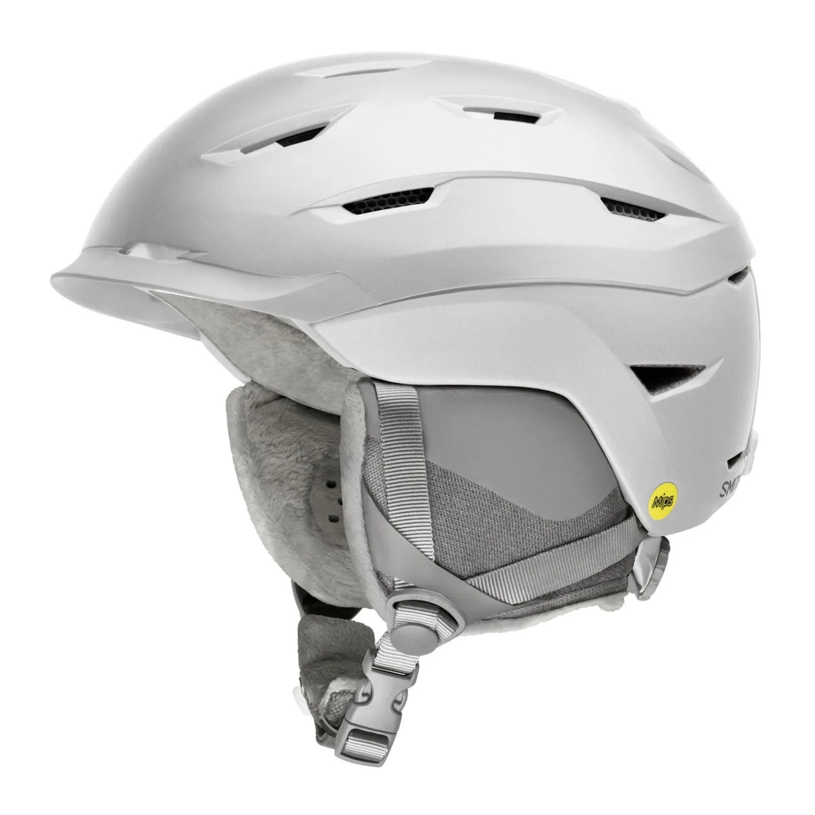 USED Smith Women's Liberty MIPS Snow Helmet Matte Satin White S