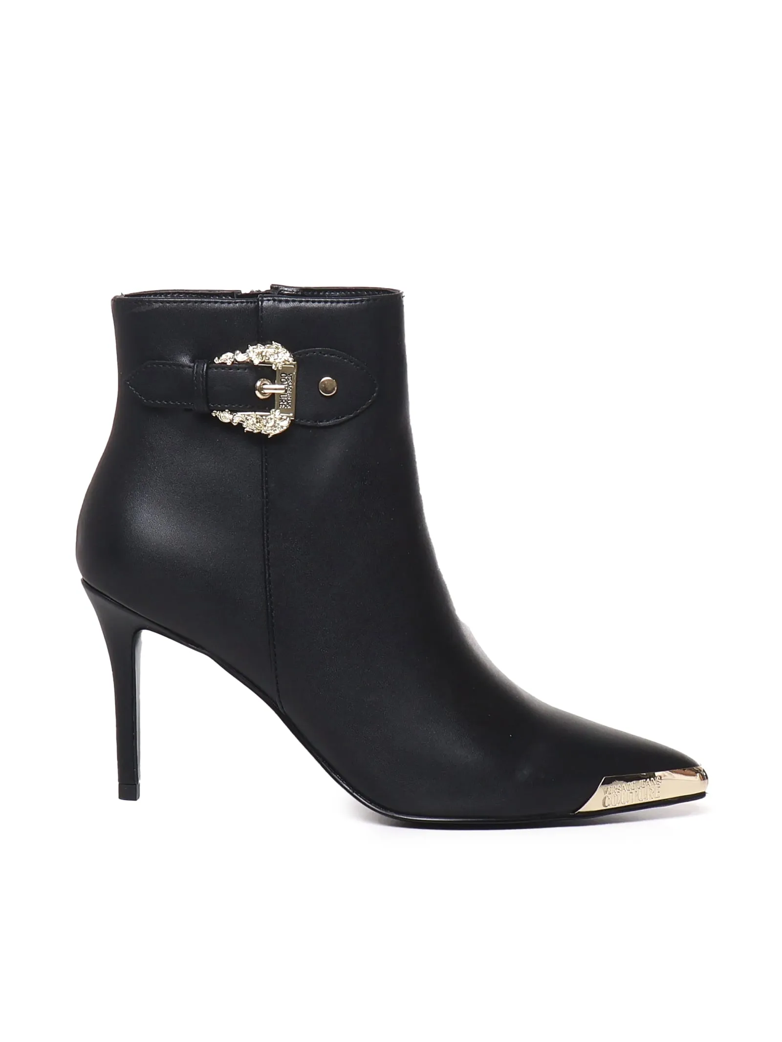 Versace Jeans Couture Ankle Boot With Buckle On The Ankle