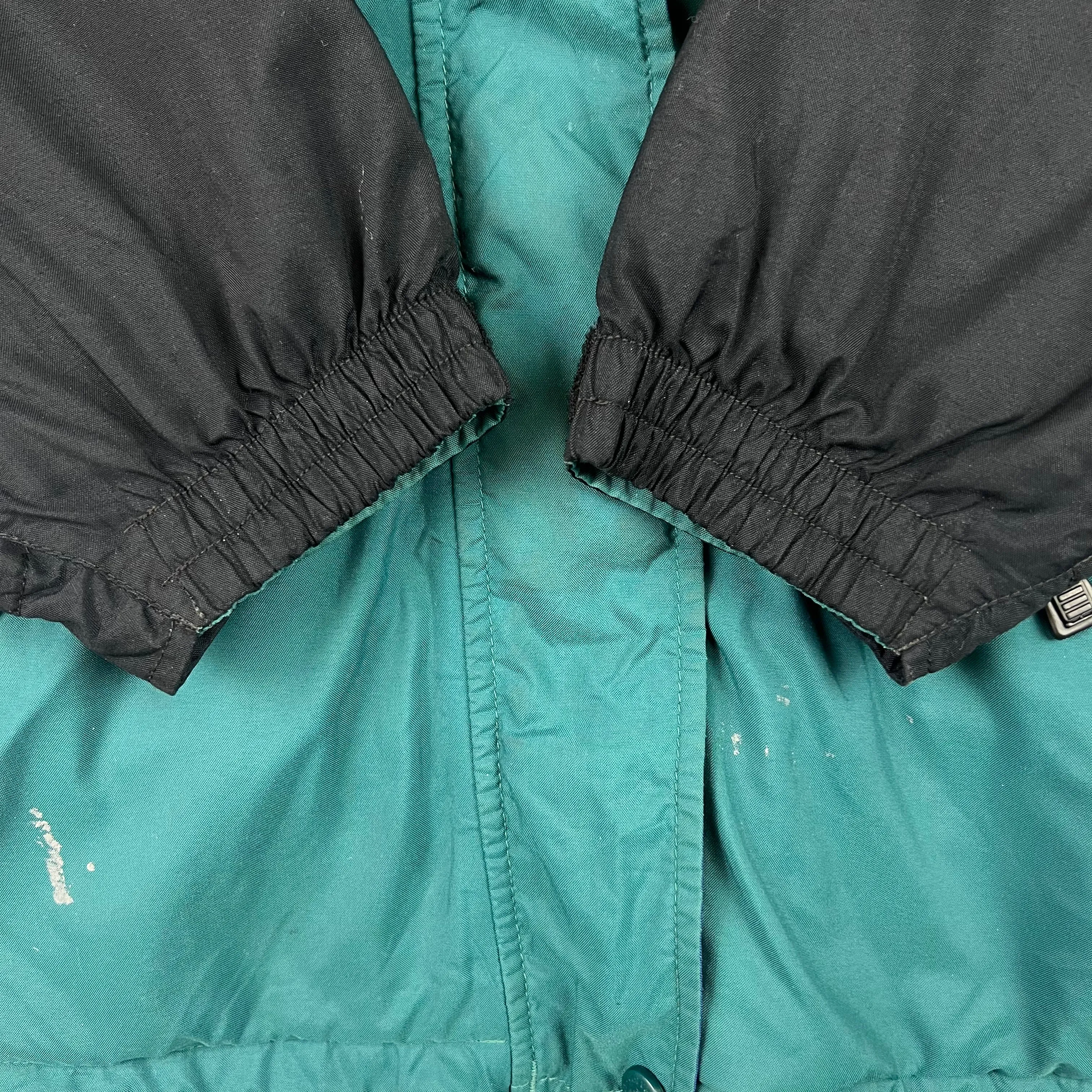 Vintage Columbia 90s Colourblock Ski Jacket Teal Blue