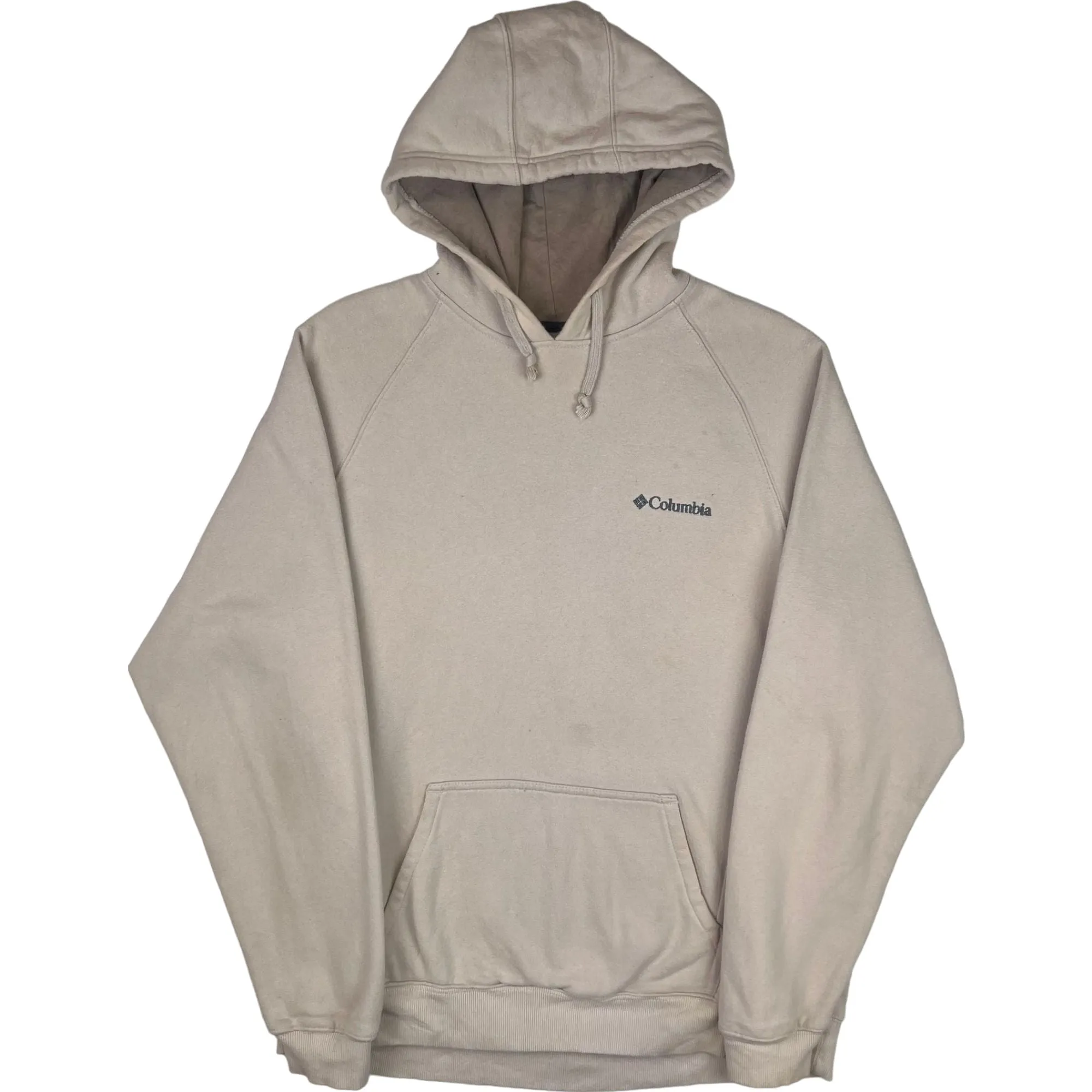 Vintage Columbia Hooded Sweatshirt Cream