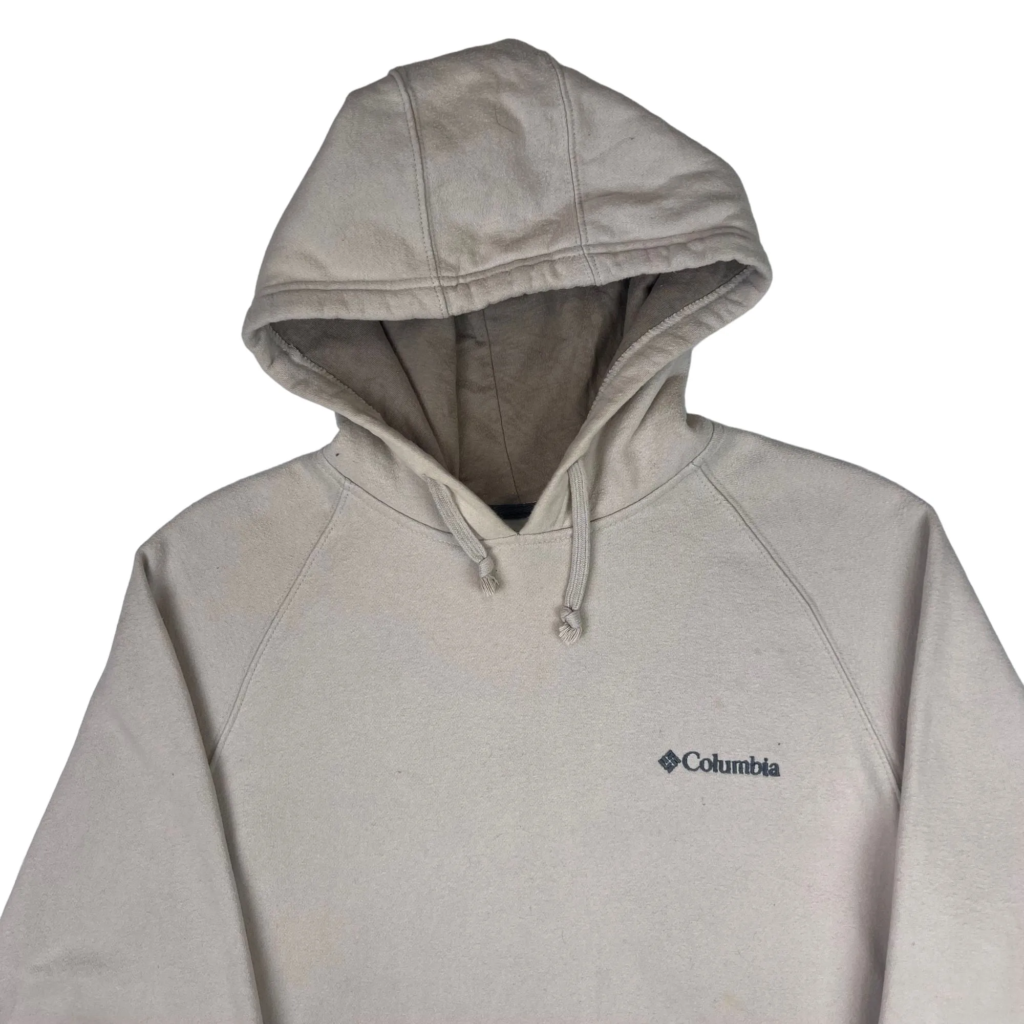 Vintage Columbia Hooded Sweatshirt Cream