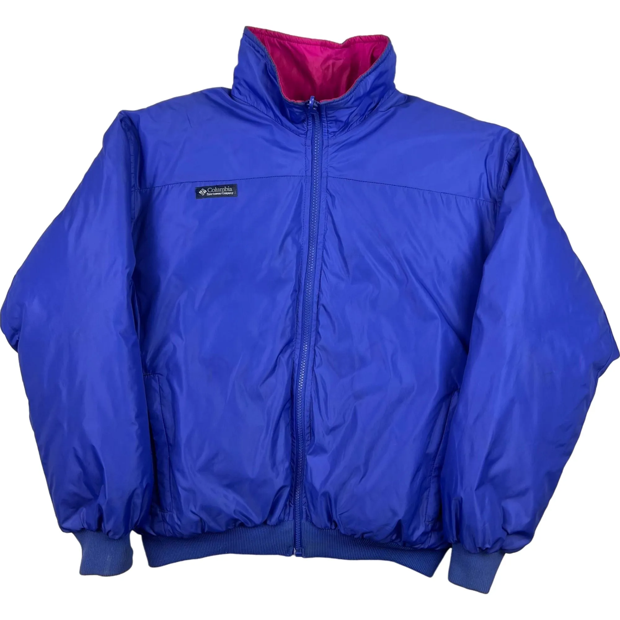 Vintage Columbia Reversible Jacket Blue Pink