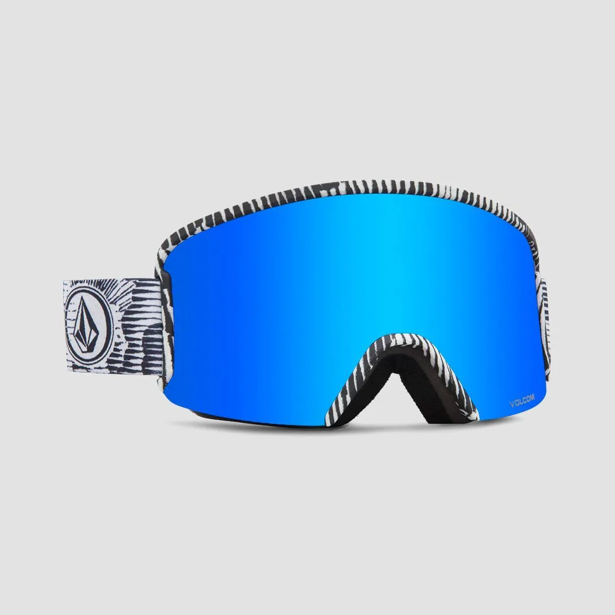 Volcom Garden Snow Goggles Jamie Lynn/Blue Chrome + Bonus Lens Yellow