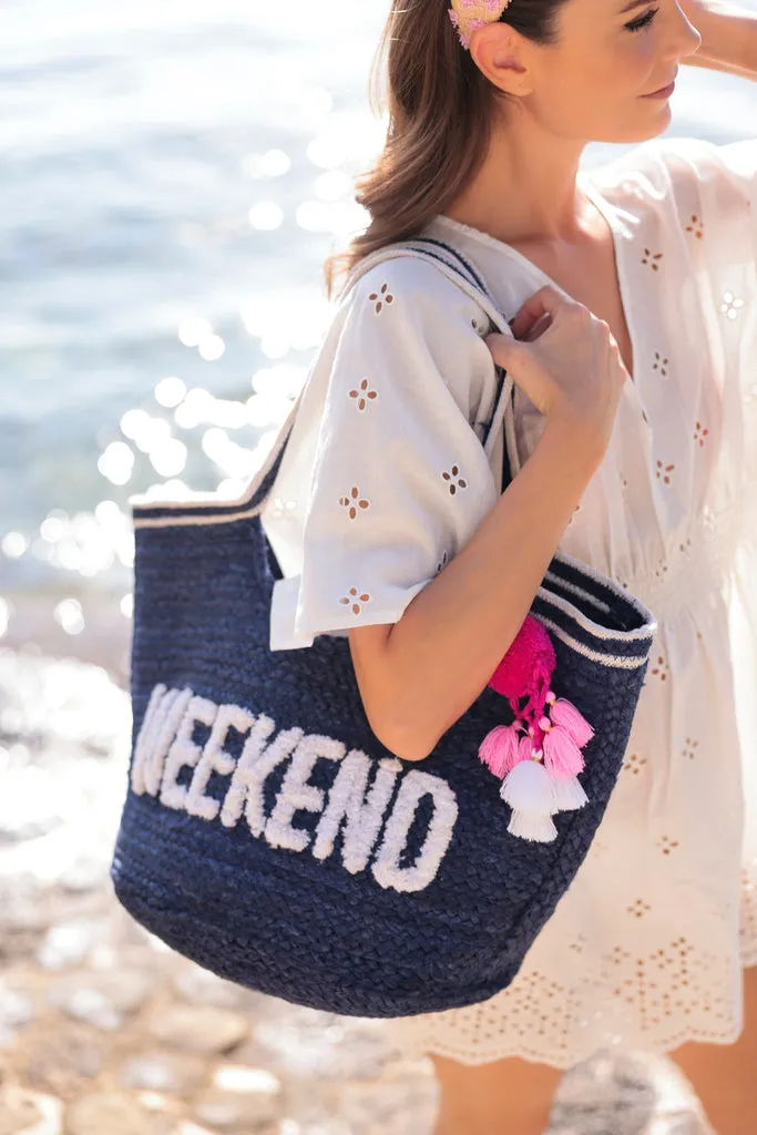 WEEKEND TOTE - NAVY