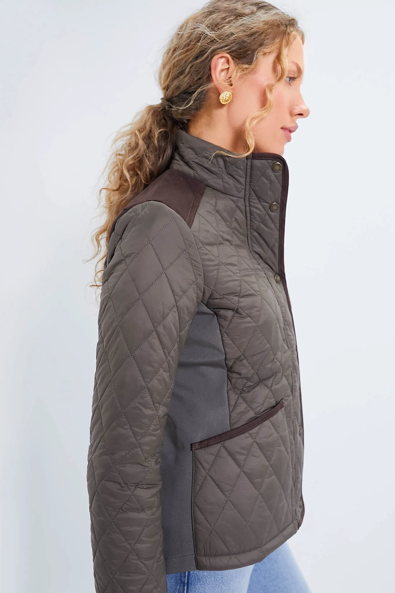 Winter Moss Highfield Quilted Jacket