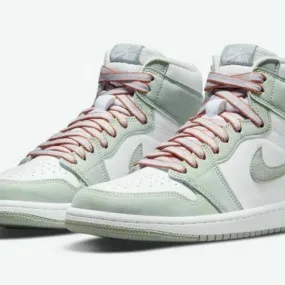 Wmns nike air jordan 1 retro high og seafoam 5-12 orange white cd0461-002