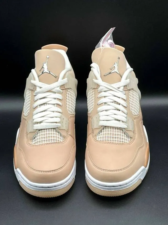 Wmns nike air jordan 4 iv retro shimmer 6-12 bronze eclipse orange dj0675-200