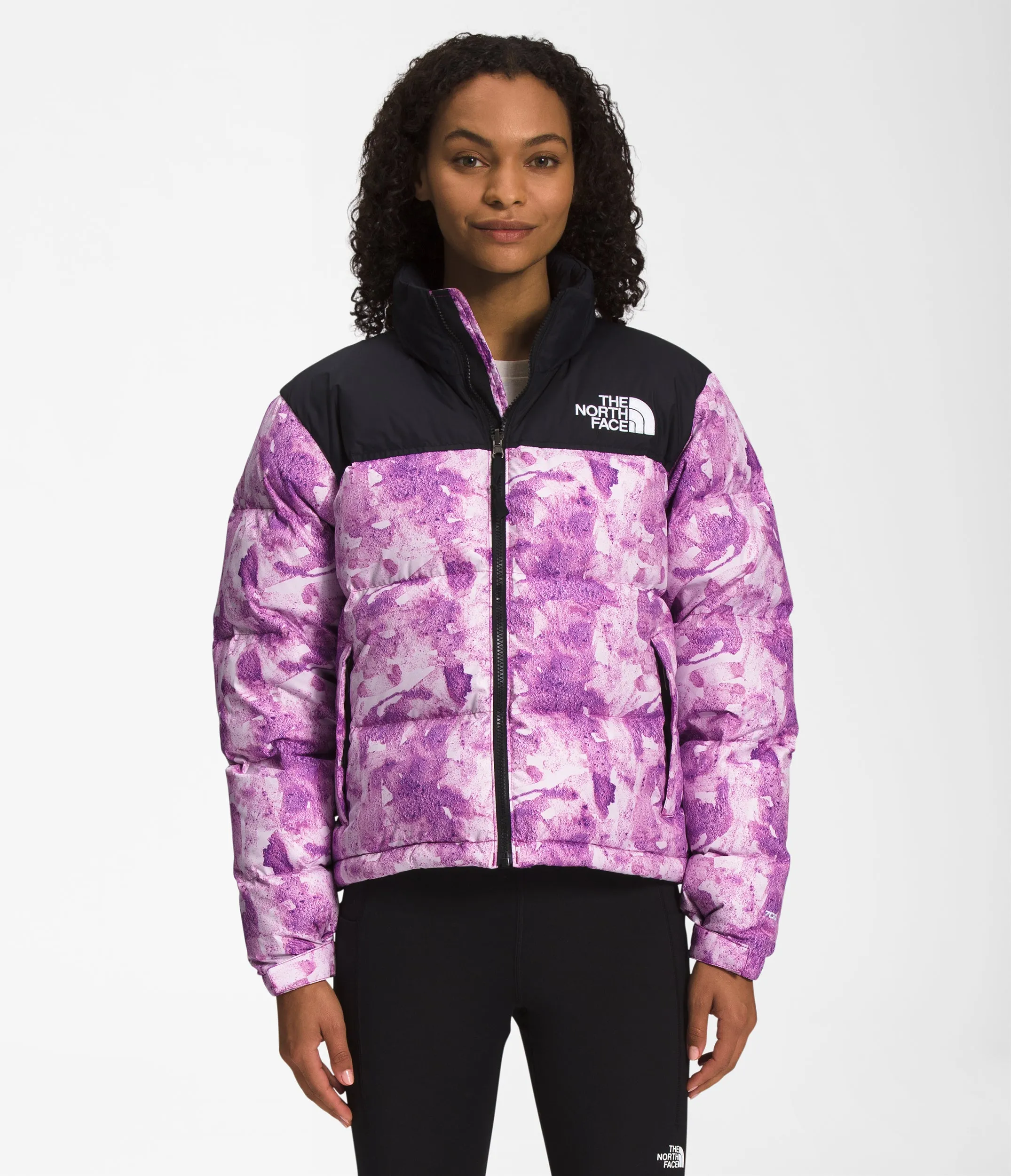 Women’s The North Face 1996 Retro Nuptse Jacket Purple Cactus Flower