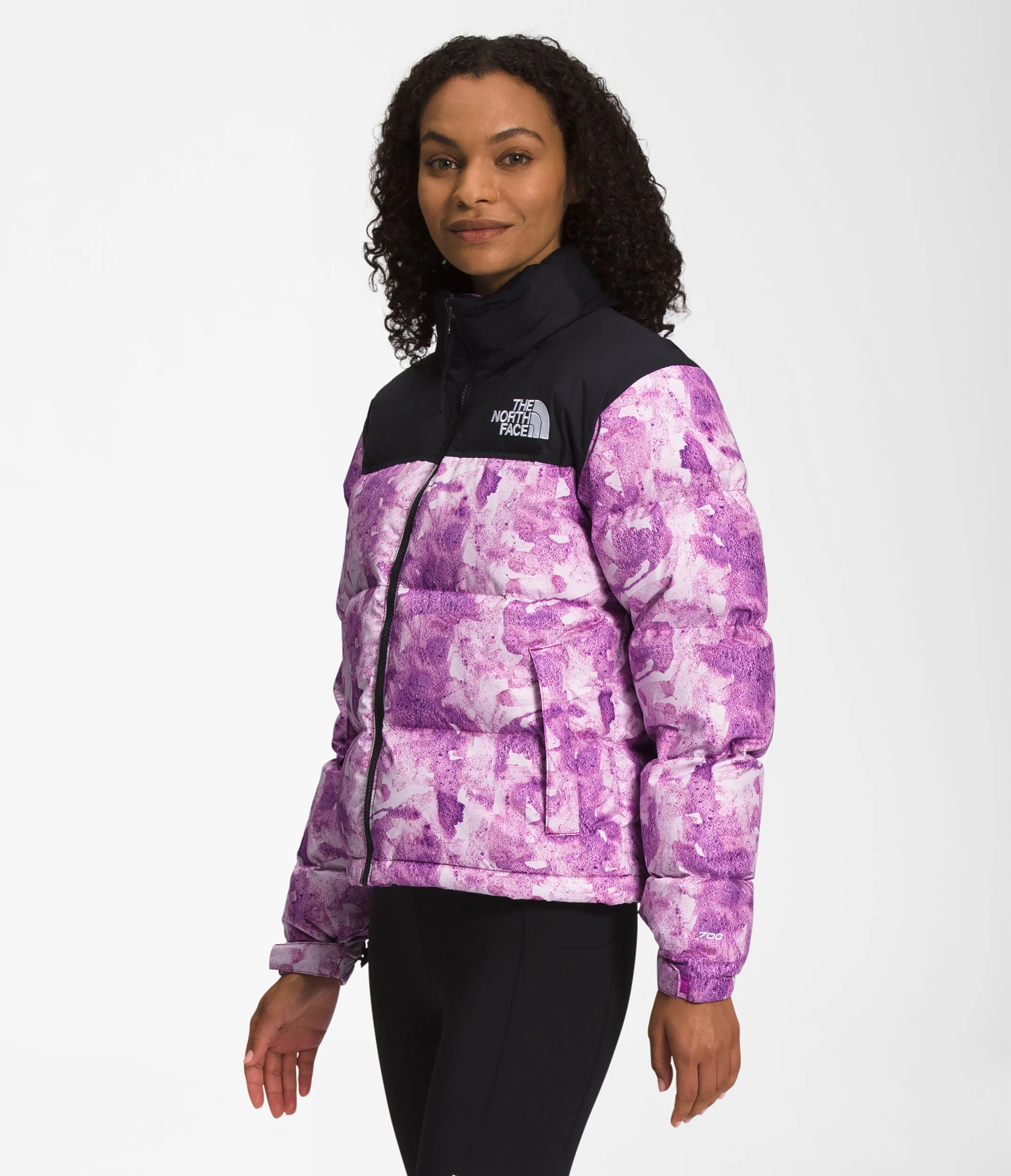 Women’s The North Face 1996 Retro Nuptse Jacket Purple Cactus Flower