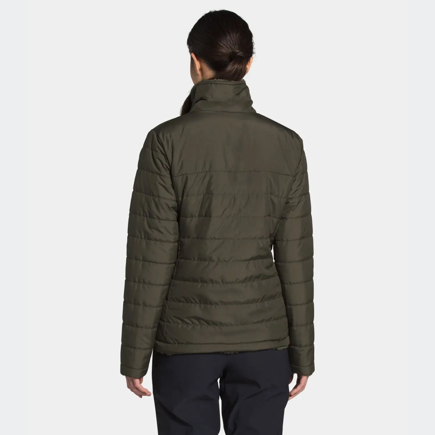 Women's The North Face Mossbud Jacket Taupe Green