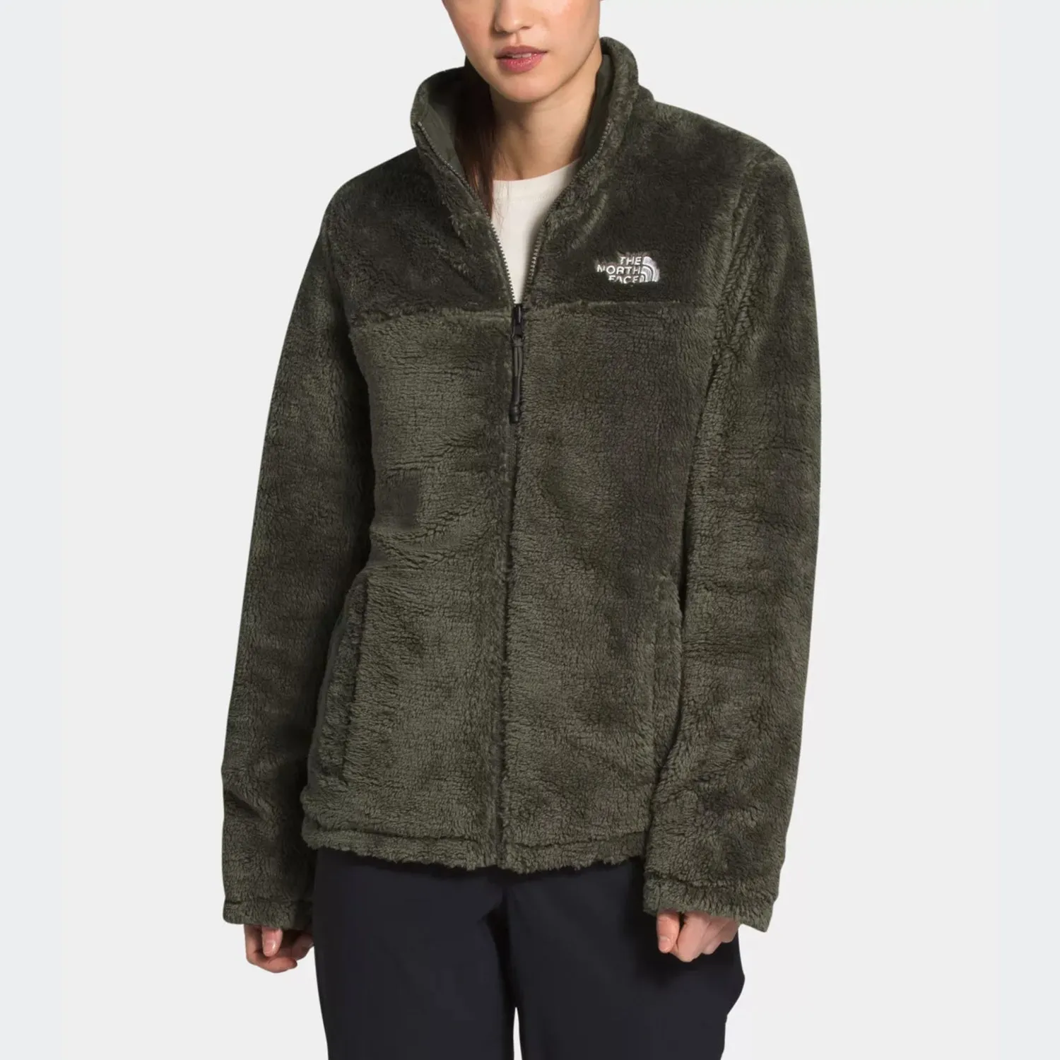 Women's The North Face Mossbud Jacket Taupe Green