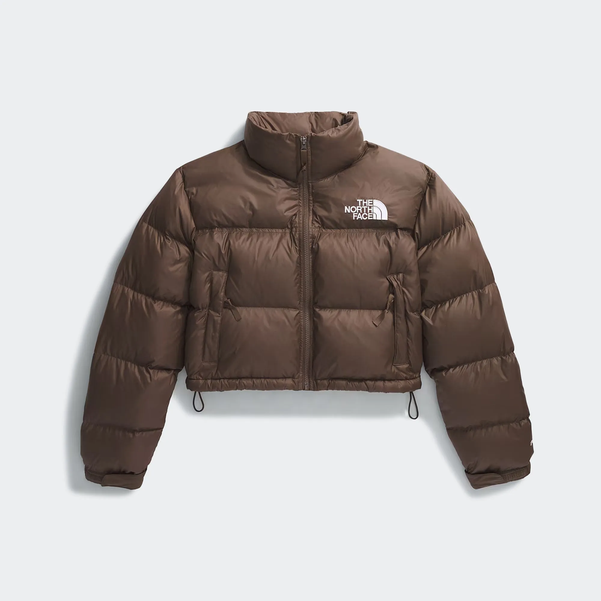 Women's The North Face Nuptse Short Jacket Smokey Brown