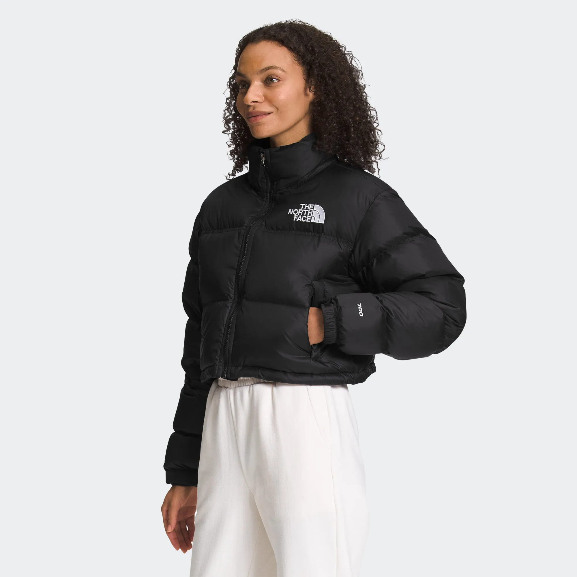 Women's The North Face Nuptse Short Jacket TNF Black