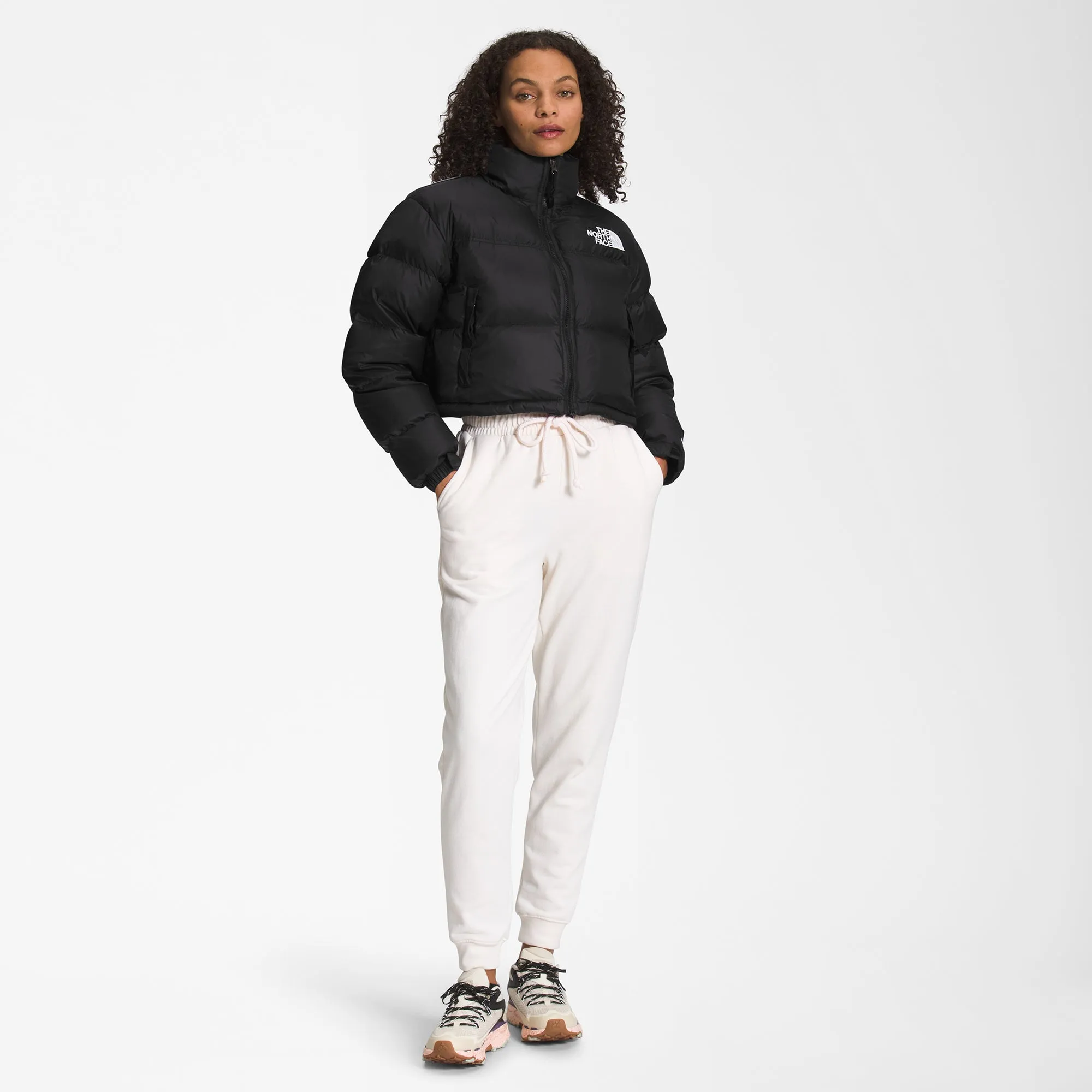 Women's The North Face Nuptse Short Jacket TNF Black