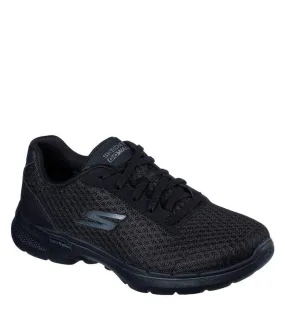 Womens/ladies go walk 6 iconic vision trainers black Skechers