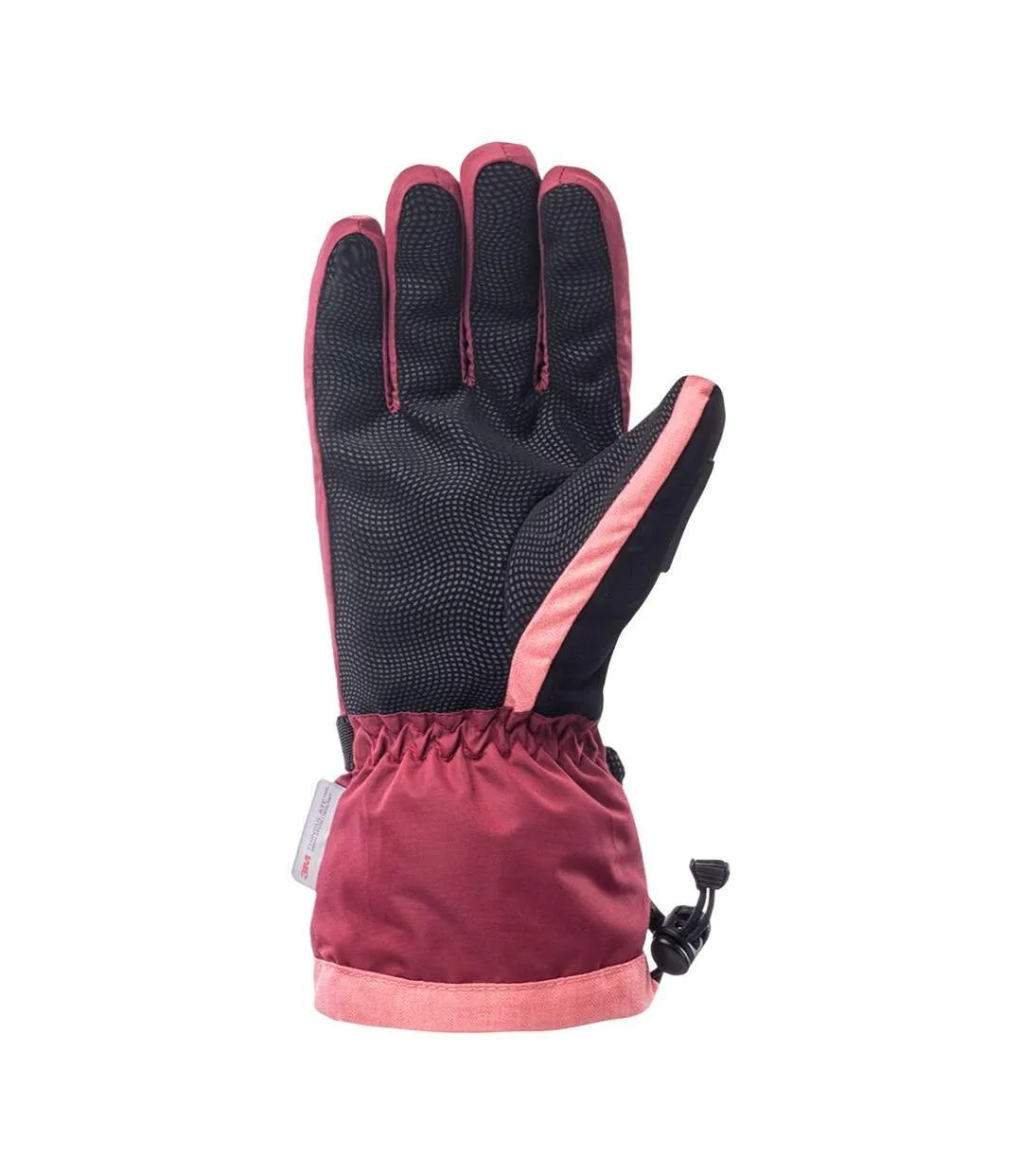 Womens/ladies shila ski gloves flamingo pink/wild ginger Elbrus