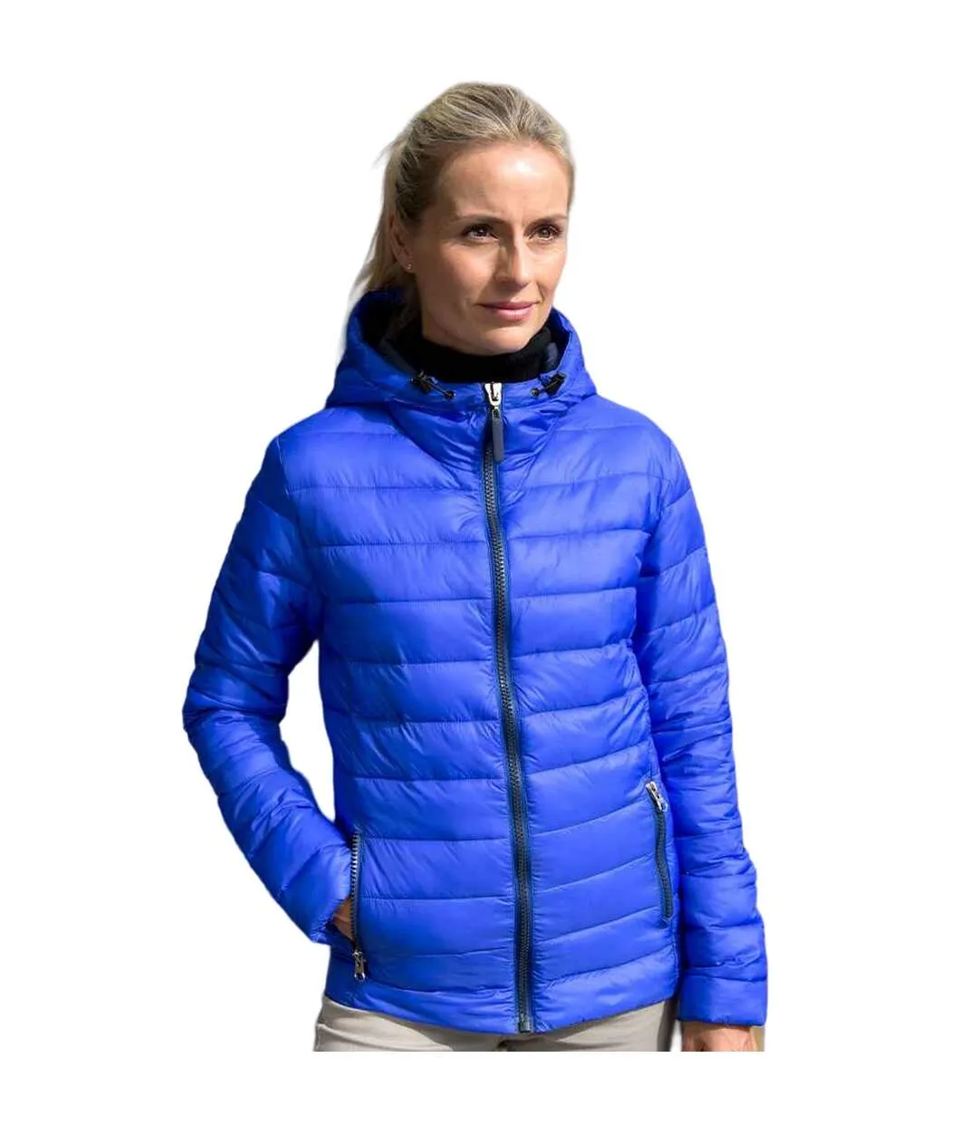 Womens/ladies snow bird padded jacket royal blue/navy Result Urban