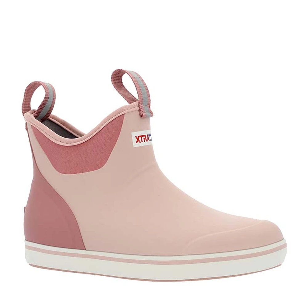 Women's 6 Inch Ankle Deck Boot Blush Pink