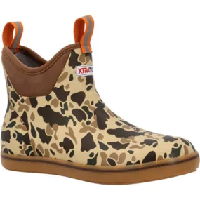 Women's 6 Inch Ankle Deck Boot Duck Camo