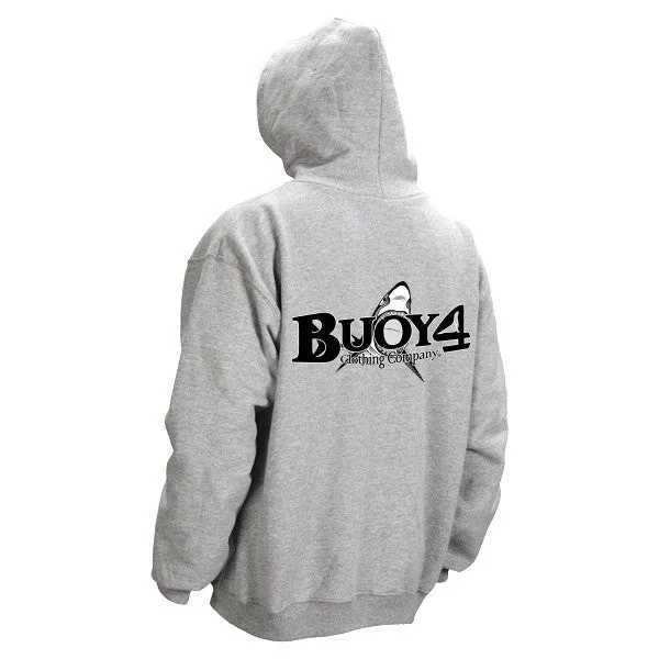 Youth Gray Shark Bite Pullover