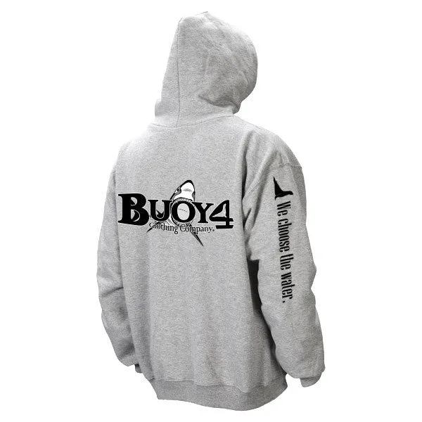 Youth Gray Shark Bite Pullover