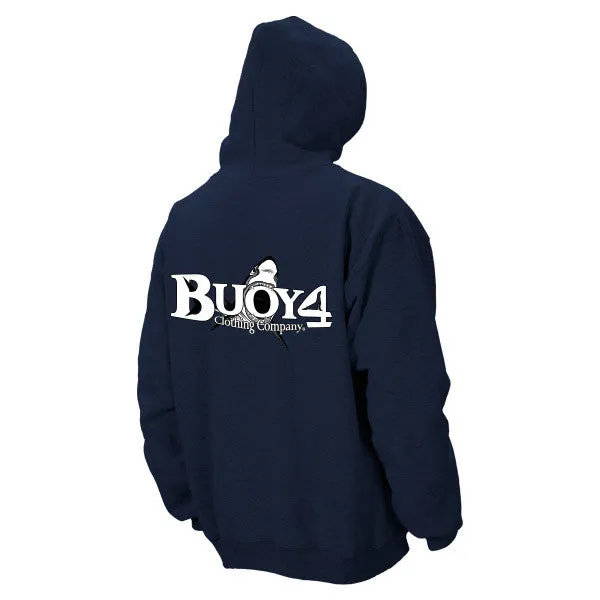 Youth Navy Shark Bite Kids Pullover