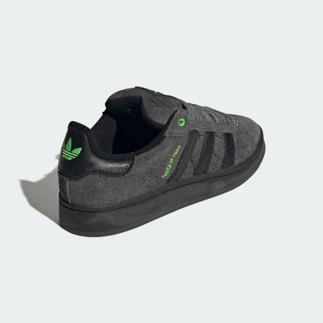 Youth of paris x adidas campus 00s (carbon/ carbon/ solar green/ core black) men us 8-13 ie8349