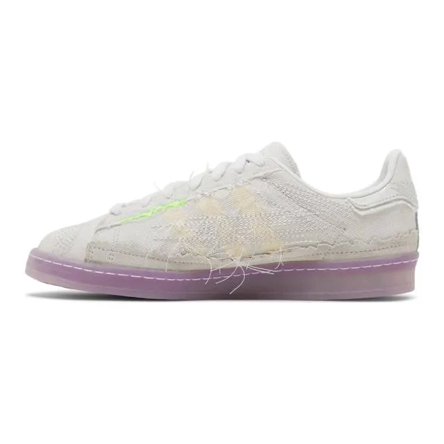 Youth of paris x adidas campus 80s (white/ crystal white/ grey one/ solar green) men us 8-13 id6805