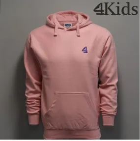 Youth Pink - Classic 4 Embroidered Pullover